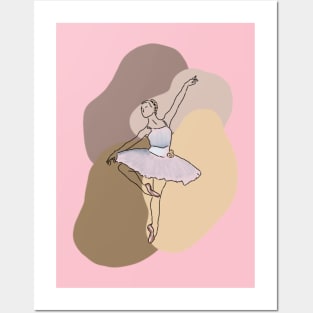 Ballerine Line Art Posters and Art